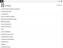Tablet Screenshot of hascographics.com